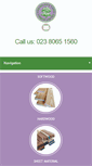 Mobile Screenshot of chandlers-ford-timber.com